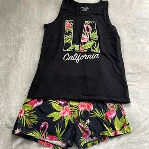 Matching tank & shorts set